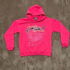 Silver Jeans Bright Pink Kids Hoodie with Graphic